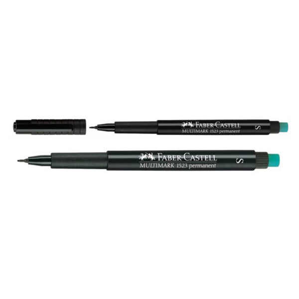 Permanent marker varf rotund S Multimark Faber-Castell - negru