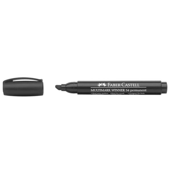 Permanent marker varf tesit Multimark Winner 54 Faber-Castell-negru