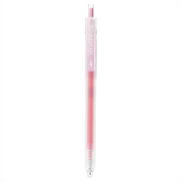 Pix cu gel cu mecanism 0.5mm roz delight Deli