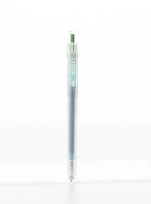 Pix cu gel cu mecanism 0.5mm verde delight Deli