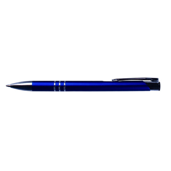 Pix metalic cu mecanism si mina tip parker,corp albastru No. 1409