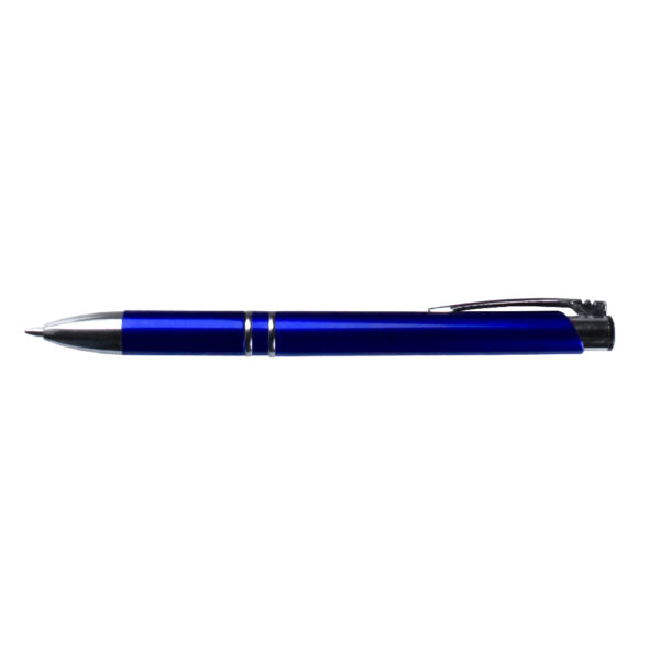 Pix metalizat cu mecanism si mina tip parker, corp albastru No.1327