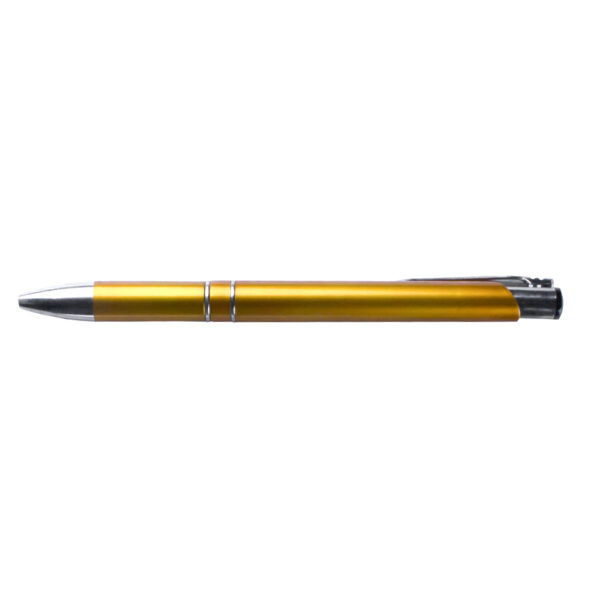 Pix metalizat cu mecanism si mina tip parker, corp orange No.1327