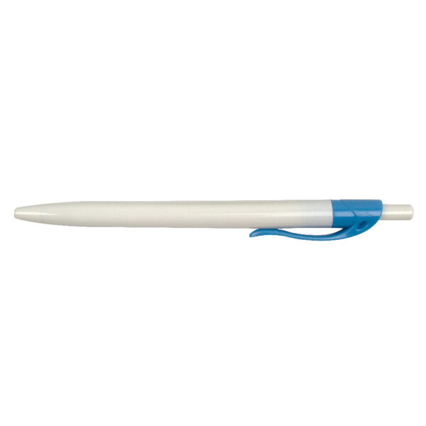 Pix plastic ANTIBACTERIAN cu mecanism corp alb si mina X20 No. ATPEN01 -bleu