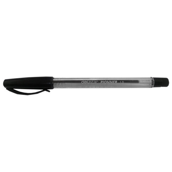 Pix unica folosinta,corp transparent Deli Pionner S307 negru
