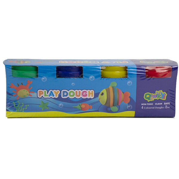 Plastilina ``play dough`` in borcan 4 culori*57 gr