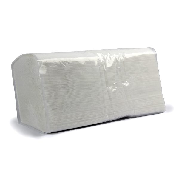 Prosoape pliate albe V celuloza pura 2 straturi 23x31 cm, 150 buc/set Hygiene