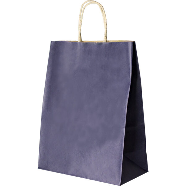 Punga din carton 150gr kraft 25*33*12 cm -bleumarin