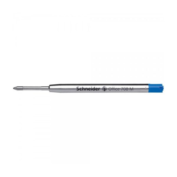 Rezerva metalica Schneider buro  708M, pt.K7, tip Parker - albastru