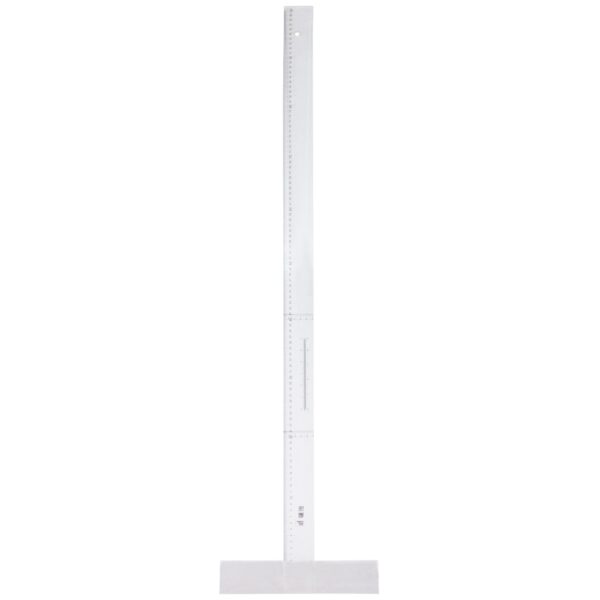 Rigla plastic transparent T (teu) cap fix ,100 cm