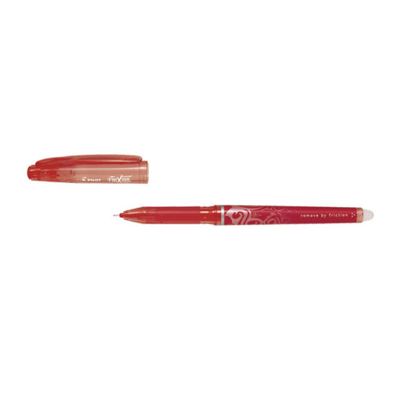 Roller cu cerneala varf fin 0.5mm prevazut cu radiera de stergere Frixion Pilot rosu