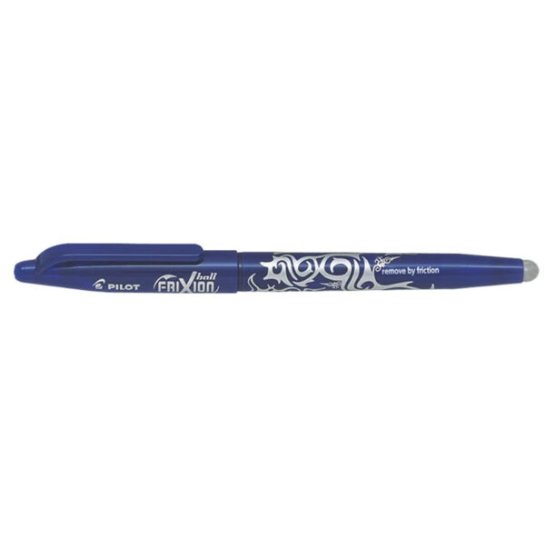 Roller cu cerneala varf mediu 0.7mm prevazut cu radiera de stergere Frixion Pilot albastru