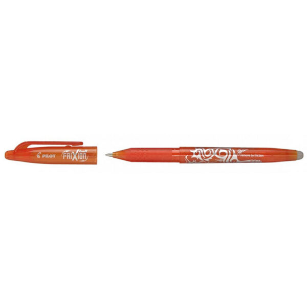 Roller cu cerneala varf mediu 0.7mm prevazut cu radiera de stergere Frixion orange