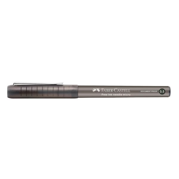 Roller cu cerneala , varf needle 0,5 Faber-Castell - negru