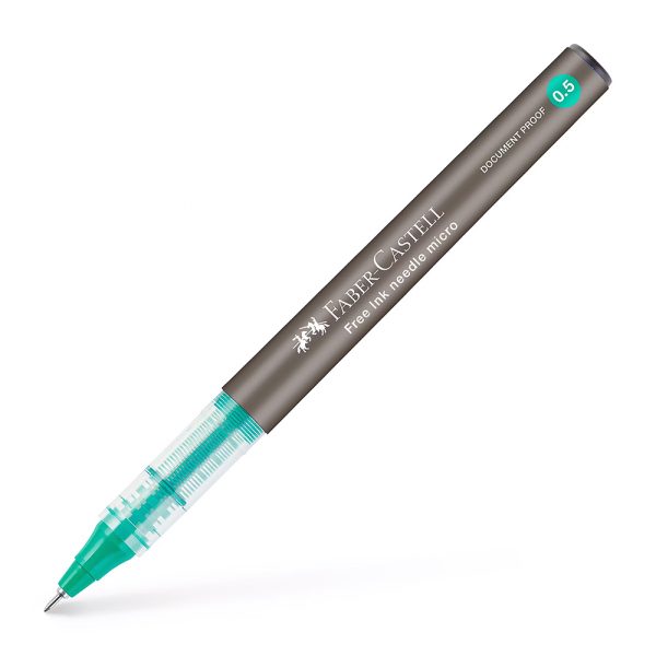 Roller cu cerneala , varf needle 0,5 Faber-Castell - verde