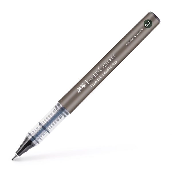 Roller cu cerneala , varf needle 0,7 Faber-Castell - negru
