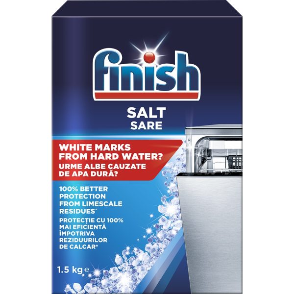 Sare pentru masina de spalat vase Finish, 1.5 kg