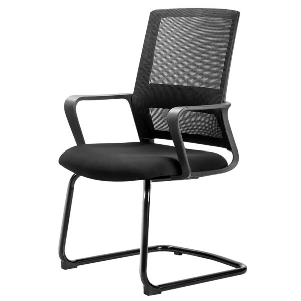 Scaun conferinta spatar Mesh negru DELI