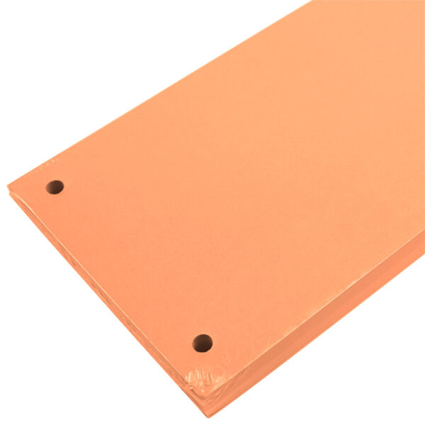 Separatoare carton color 160 gr. 10*24 cm 100 bucati/set EVOffice, orange