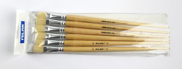 Set 6 pensule Milan seria 522 , nr.10