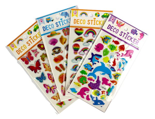 Stickere  din spuma 20 coli 10,5*21cm ambalate individual in blister