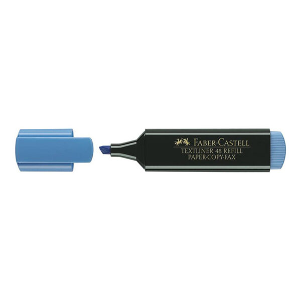 Textmarker 1548 Faber-Castell-albastru