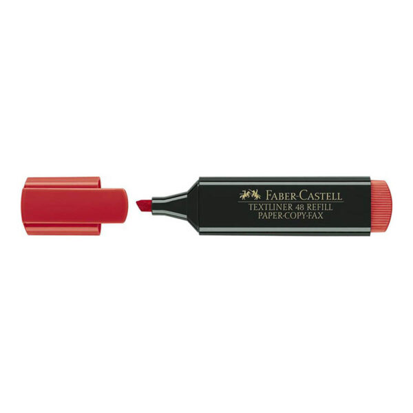 Textmarker 1548 Faber-Castell-rosu