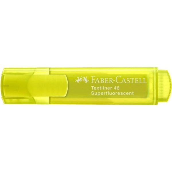 Textmarker superfluorescent 1546 Faber-Castell - galben