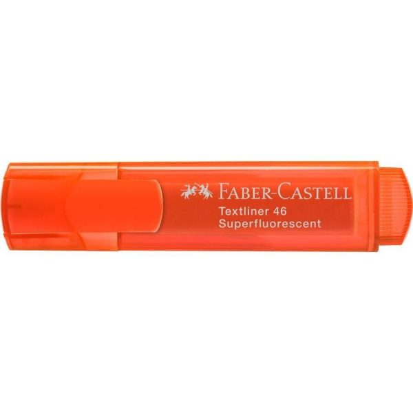 Textmarker superfluorescent 1546 Faber-Castell - portocaliu