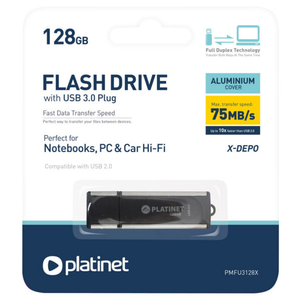 USB 3.2 Flash Drive 128GB Platinet