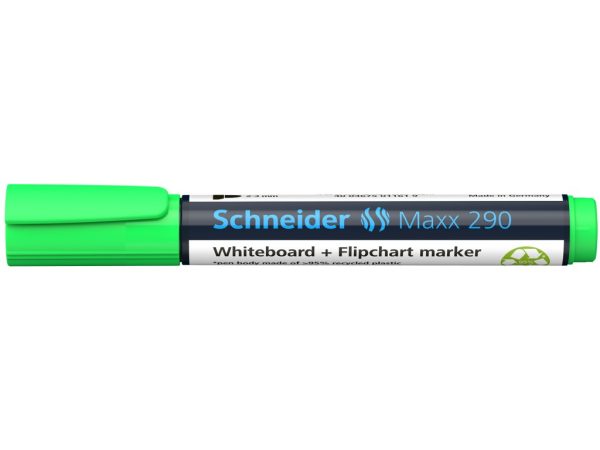 Whiteboard si flipchart marker, Schneider 290 - vernil