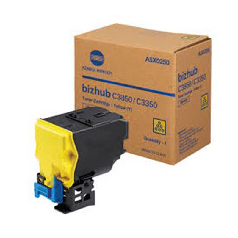 Konica Minolta TNP‑48Y toner galben original – cartuș OEM pentru bizhub C3350