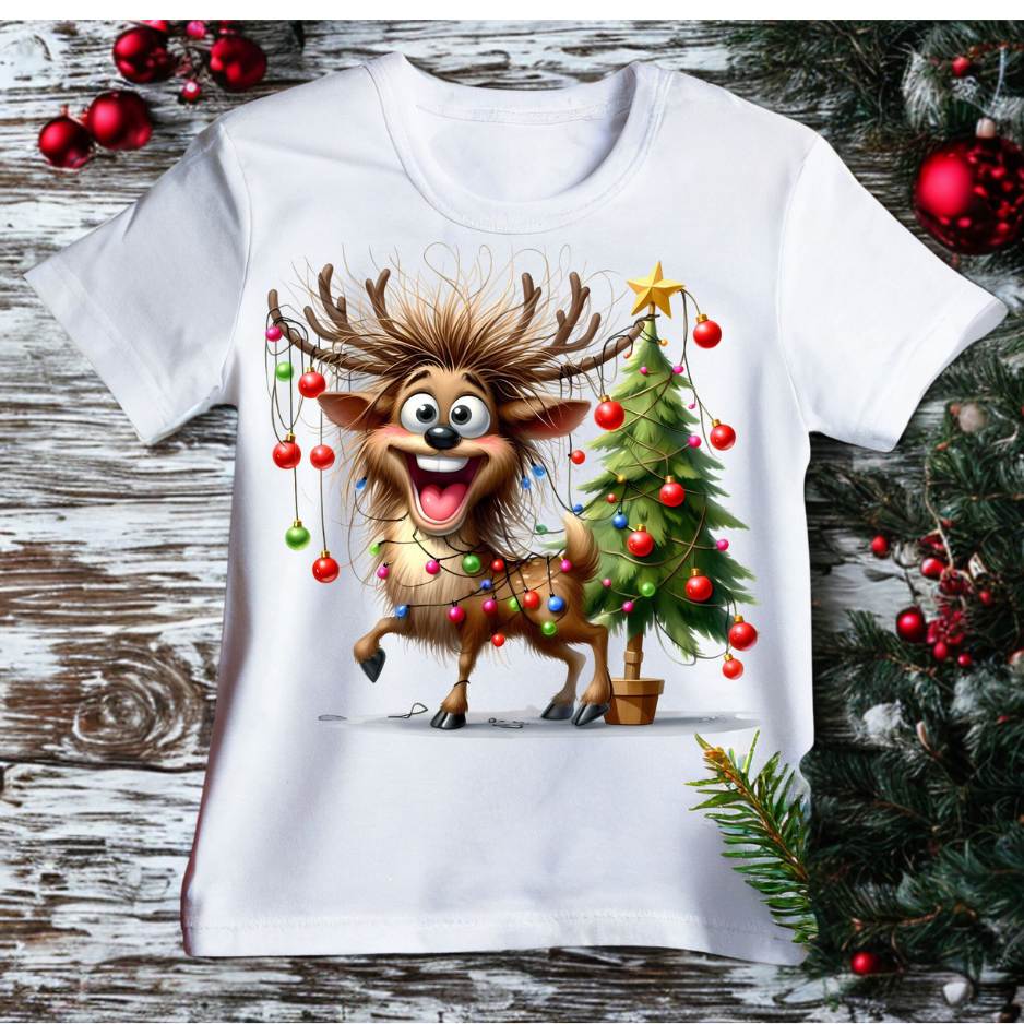 Tricou personalizat "Craciunul e Aici"