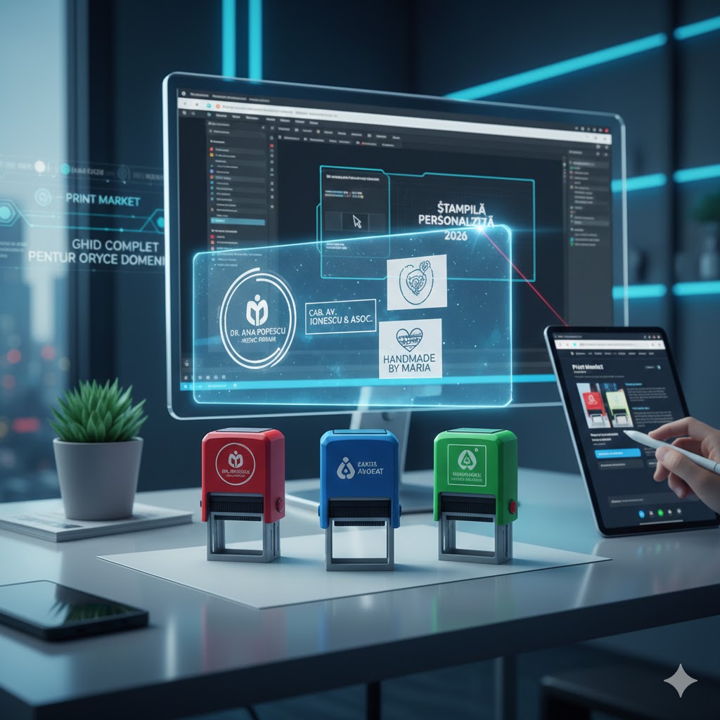 Ghid complet ștampile personalizate 2026